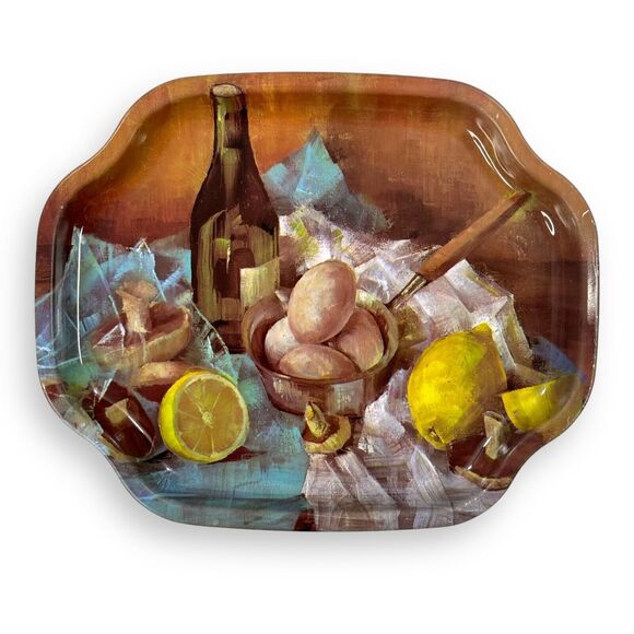 Vintage 4-Pack Elite Trays England Dessert Tea Service Fruit Small Trays 7.5" - Picture 16 of 16